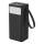 Powerbank 40000 mAh 65W Power Delivery 2xUSB-A + 2xUSB-C med LED-ficklampa och 1m USB-C-kabel svart