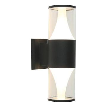 Prezent 12104 - LED utomhusvägglampa SERA 2xLED/7W/230V 4000K IP54