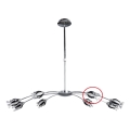 Prezent 14009 - Reservglas till taklampa BLACK JACK G9 blank krom