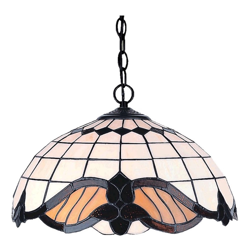 Prezent 146 - Ljuskrona med kedja TIFFANY 2xE27/60W/230V