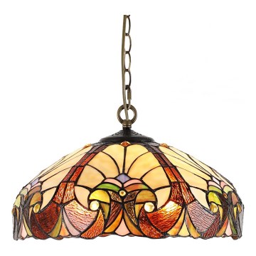 Prezent 1700 - Taklampa med kedja TIFFANY XX 2xE27/60W/230V