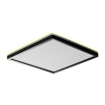 Prezent 27311 - LED taklampa för badrum CORDIA SQ LED/12W/230V 3000/6000K IP54 svart