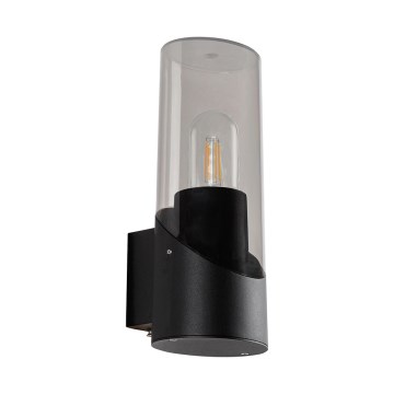 Prezent 28208A - Vägglampa för utomhusbruk ACREA 1xE27/35W/230V IP54 svart