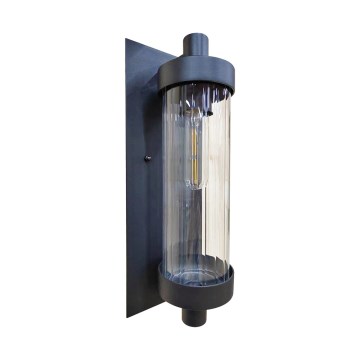 Prezent 28213A - Vägglampa för utomhusbruk VERTICA 1xE27/35W/230V IP54 svart