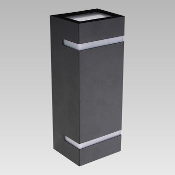 Prezent 31301 - Utomhus Väggbelysning TAMPA 2xGU10/5W/230V IP54