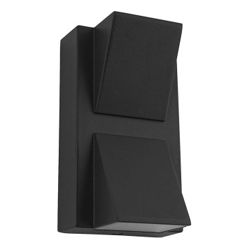 Prezent 31315 - LED vägglampa för utomhusbruk NAUTIC 2xLED/3W/230V IP44 svart