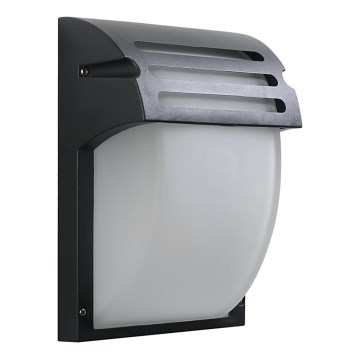 Prezent 39038 - Utomhusvägglampa AMALFI 1xE27/60W/230V IP44 svart