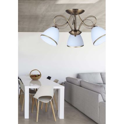 Prezent 61450 - Ljuskrona ASTER 3xE27/60W/230V