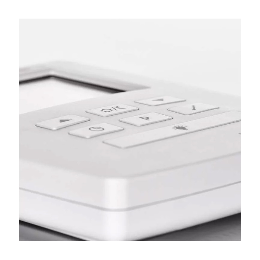 Programmerbar termostat 230V+2xAA