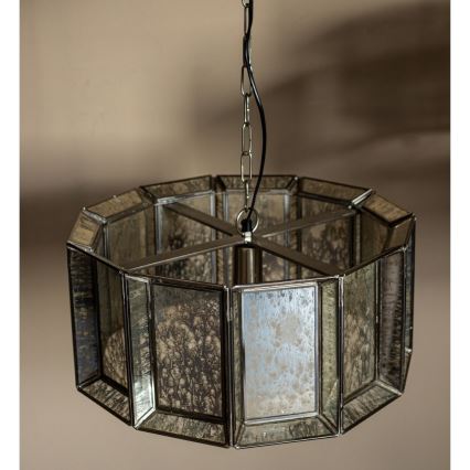 PTMD - Ljuskrona ANTIQUE med kedja 1xE27/40W/230V Ø 46 cm