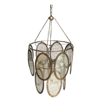 PTMD - Ljuskrona med kedja DAIREN 1xE27/40W/230V Ø 51 cm