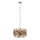 PTMD - Rattan taklampa YENA med kedja, 1xE27/40W/230V, Ø 57 cm