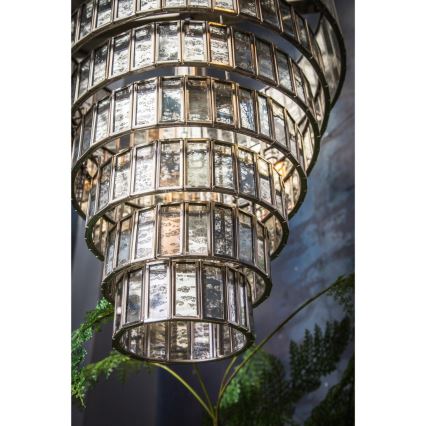 PTMD - Taklampa med kedja CEYLIN 1xE27/40W/230V Ø 40 cm