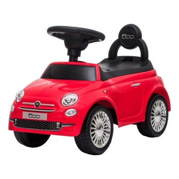 Push bil Fiat 500 2xAA röd