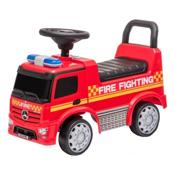 Push bil Mercedes Brandbil 2xAA röd