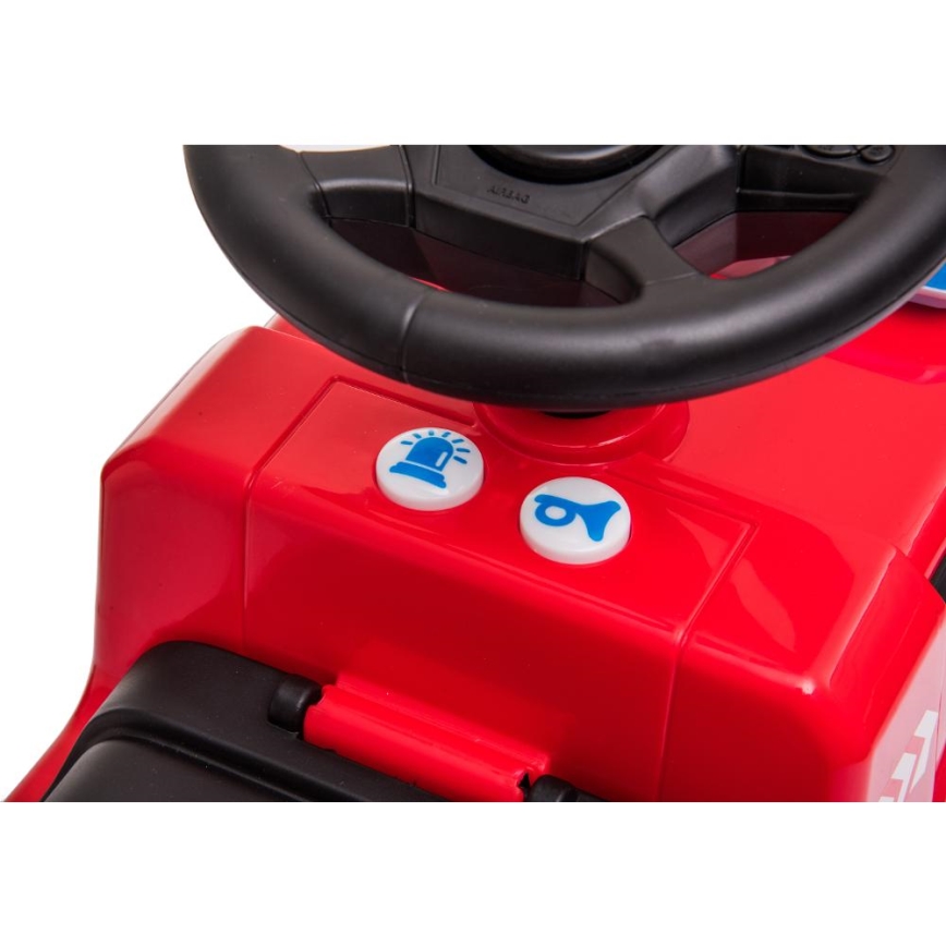 Push bil Mercedes Brandbil 2xAA röd