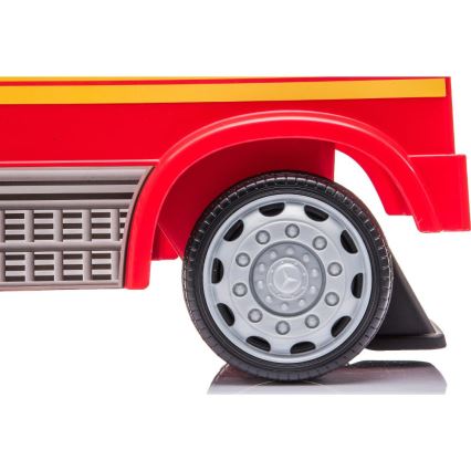 Push bil Mercedes Brandbil 2xAA röd