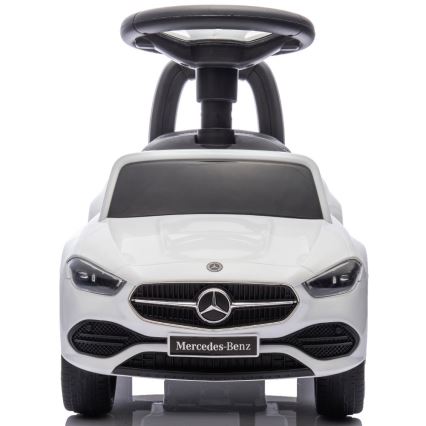Push bil Mercedes C-Class 2xAA vit