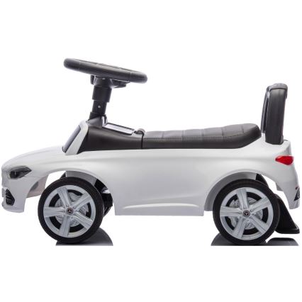 Push bil Mercedes C-Class 2xAA vit