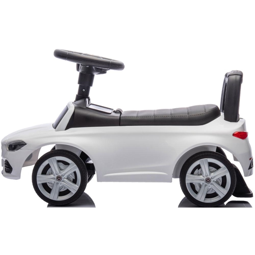 Push bil Mercedes C-Class 2xAA vit