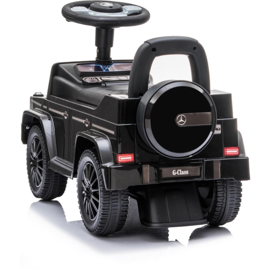 Push bil Mercedes G350d 2xAA svart