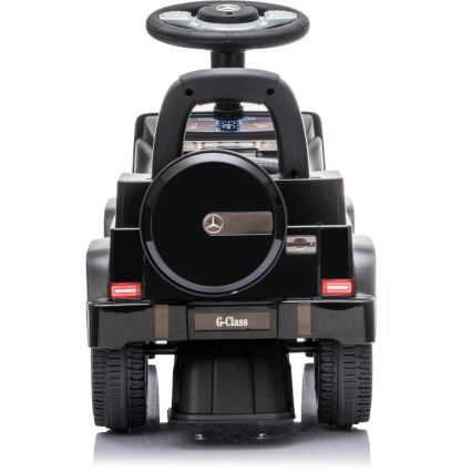 Push bil Mercedes G350d 2xAA svart