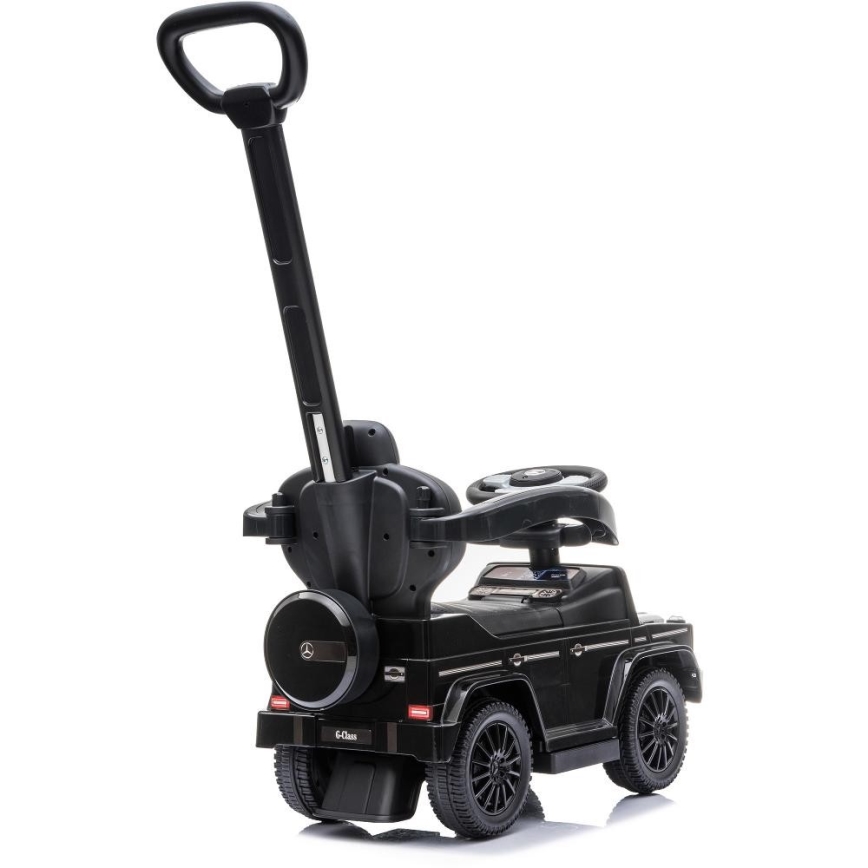 Push bil Mercedes G350d 3i1 2xAA svart