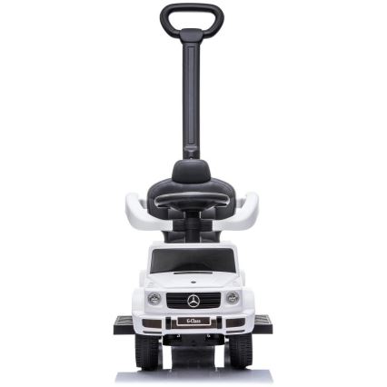 Push bil Mercedes G350d 3i1 2xAA vit/svart