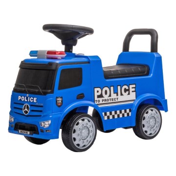 Push bil Mercedes Polisbil blå