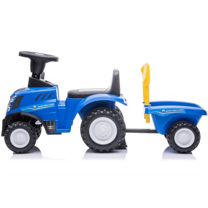 Push bil NEW HOLLAND 2xAA blå/svart