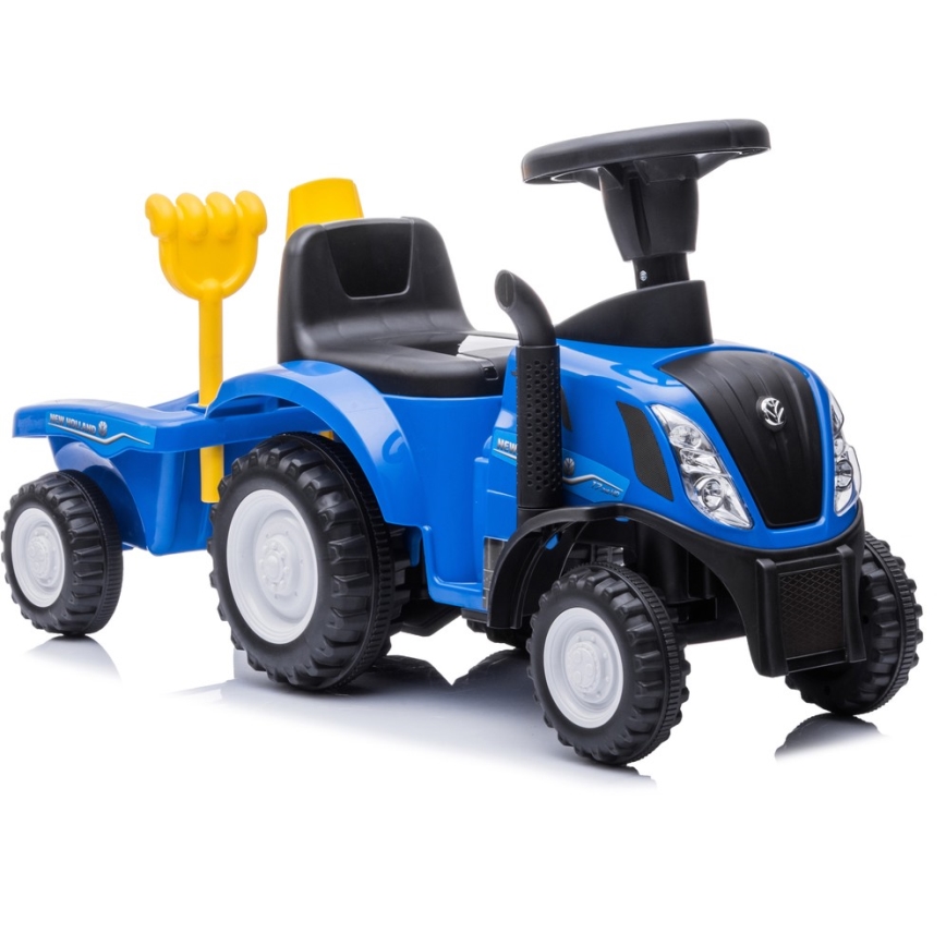 Push bil NEW HOLLAND 2xAA blå/svart