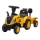 Push bil traktor CAT 2xAA gul/svart
