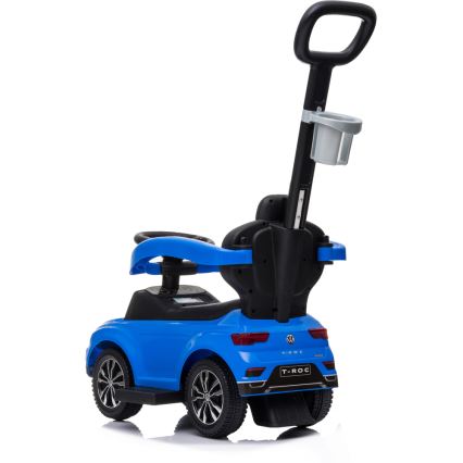 Push bil Volkswagen 3i1 2xAA blå/svart