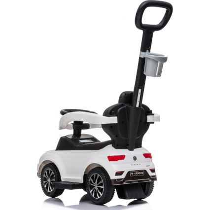 Push bil Volkswagen 3i1 2xAA vit/svart