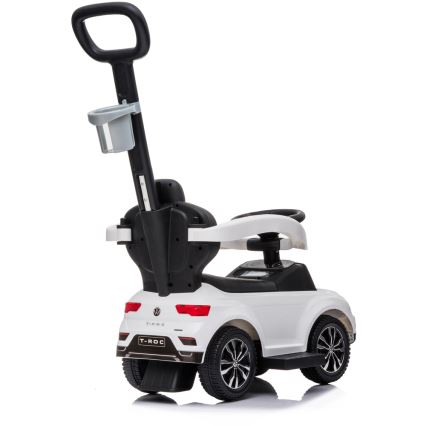 Push bil Volkswagen 3i1 2xAA vit/svart