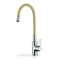 Pyramis 90938101 - Köksblandare med flexibelt FLESSI-kranarm beige