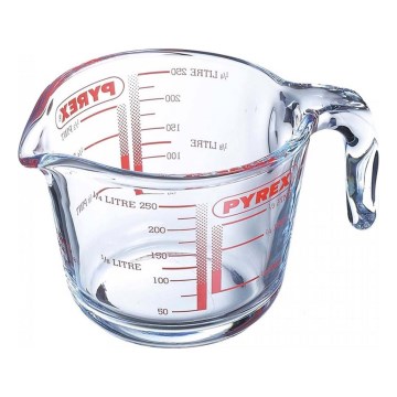 PYREX mätkopp i glas 0,25 l