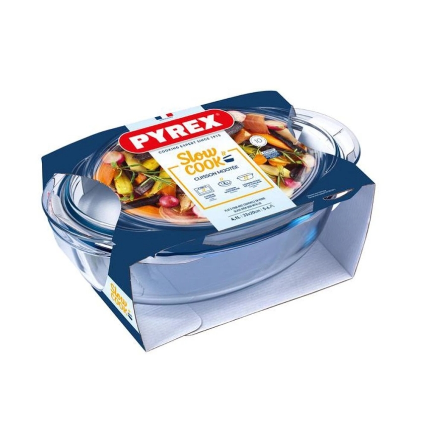 PYREX ugnsform med lock 4,1 l