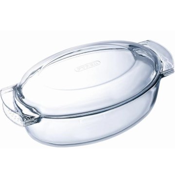 PYREX ugnsform med lock, 5,8 l