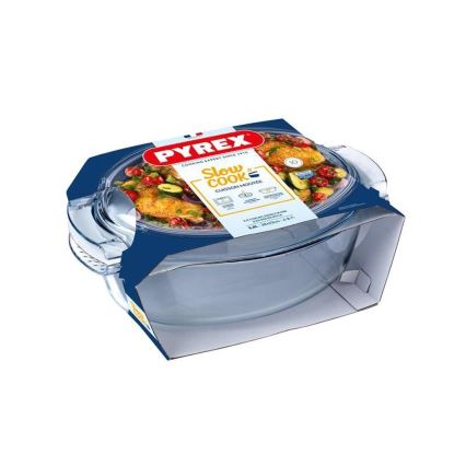 PYREX ugnsform med lock, 5,8 l
