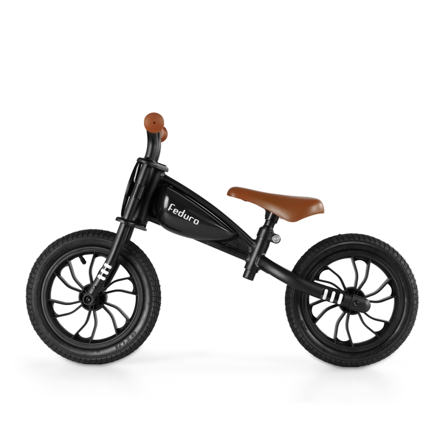 QPlay - Balanscykel FEDURO svart/brun