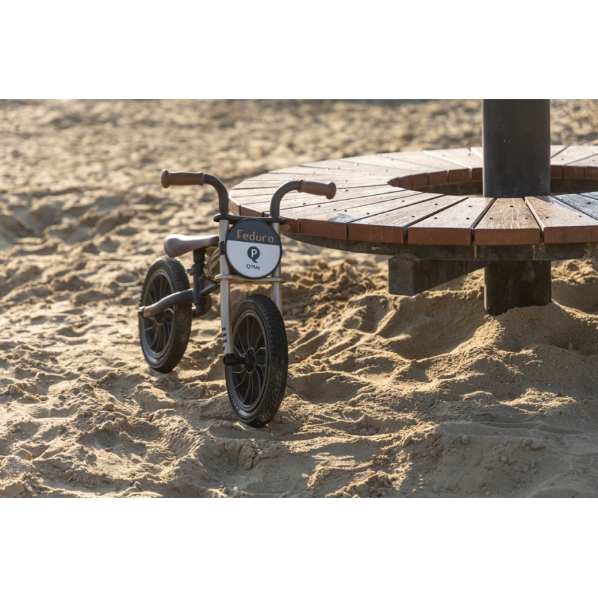 QPlay - Balanscykel FEDURO svart/guld