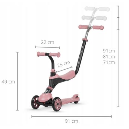 QPlay - Barn sparkcykel 04.01.2001 SEMA rosa