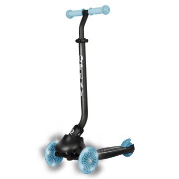QPlay - Barnens kickbike SEMA EVO 5 i 1 med LED-hjul, blå