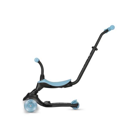 QPlay - Barnens kickbike SEMA EVO 5 i 1 med LED-hjul, blå