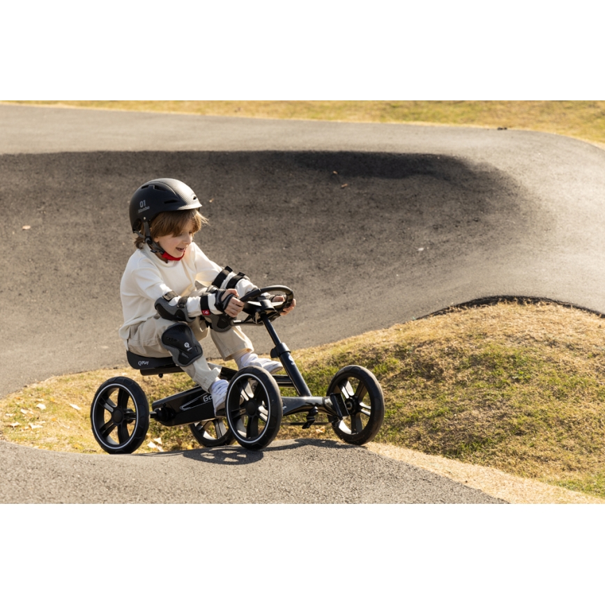 QPlay - Barnfyrhjuling GO KART grön