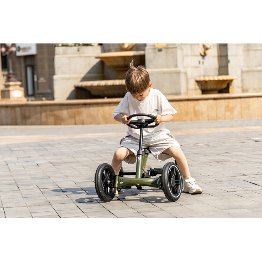 QPlay - Barnfyrhjuling GO KART grön