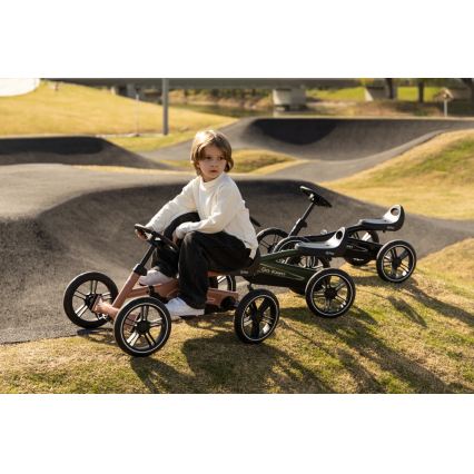 QPlay - Barnfyrhjuling GO KART grön