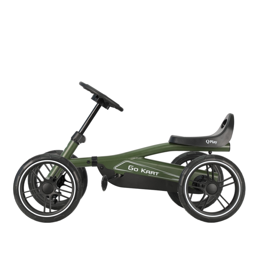 QPlay - Barnfyrhjuling GO KART grön