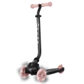 QPlay - Barnsparkcykel med LED-hjul 5 i 1 SEMA EVO rosa